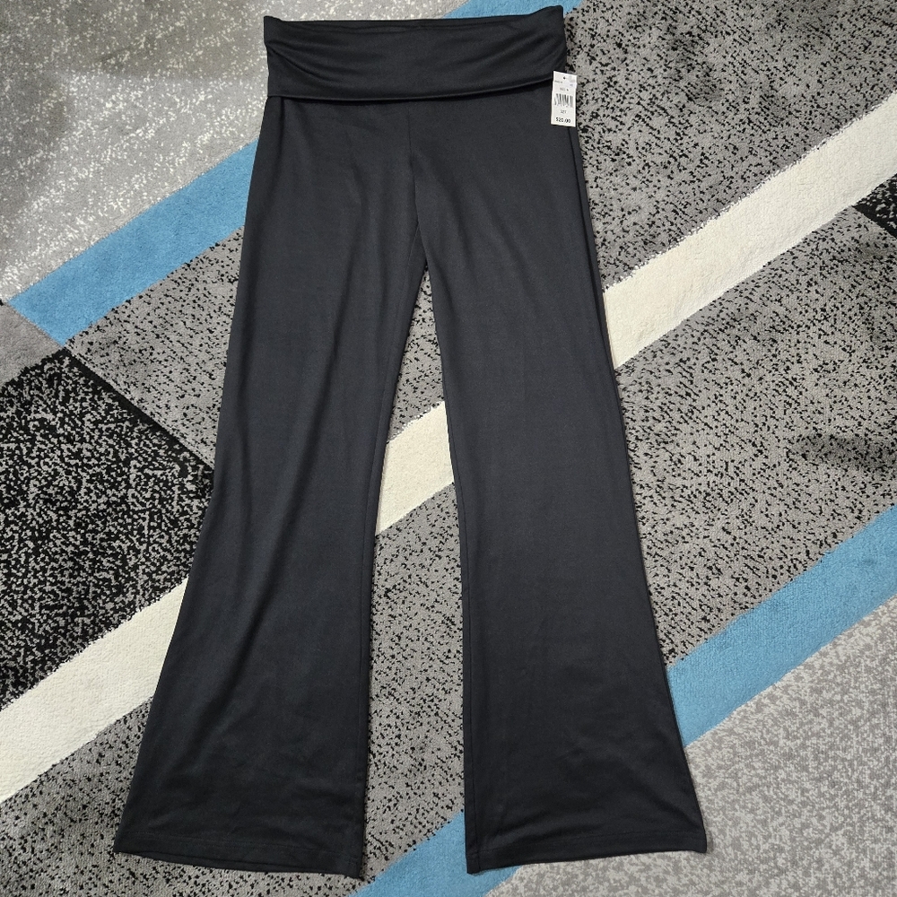 Finish Line Athletics FINL365 Flared Foldover Waist Pants, M, NWT